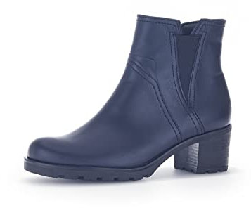 Gabor Damen Chelsea Boots, Frauen Stiefeletten,Moderate Mehrweite (G),Kurzstiefel,uebergangsschuhe,Ocean (Mel.),37.5 EU / 4.5 UK
