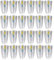 YöL Pack of 24 Tall Drinking Tumblers - Modern Dimple Effect Reusable Plastic Adults Kids, Outdoor Party Summer BBQ Picnic Cups Bulk Restaurants Tableware Wholesale