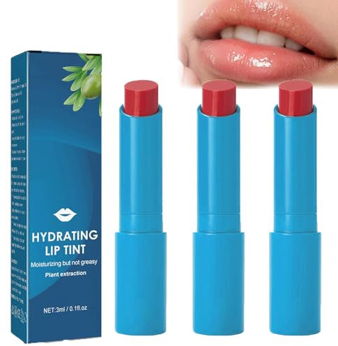 Thrive Lip Tint Hydrating,Tinte Labial Hidratante,Tinte Labial Hidratante con Ingredientes Naturales,Thrive Lip Tint Hidratación 24 Horas,No Pegajoso y de Larga Duración, Hidratante (3pcs)