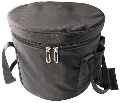 Fame Klangschalen Tasche 11-12, Professionelle Schutztasche, Komfort, Ergonomische Tragegriffe, Herausnehmbares Innenpolster, Stilvolles Design