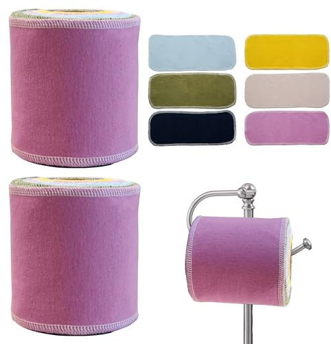 BreodyEco Lot de 60 rouleaux de papier toilette réutilisables et lavables pour bidet absorbants - Serviettes rerollables sans papier pour camping-car, sans gaspillage