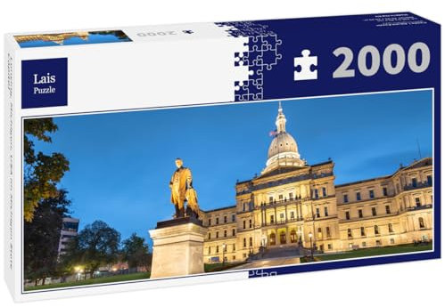 Lais Jigsaw Puzzle Lansing, Michigan, USA at the Michigan State Capitol panorama 2000 pieces