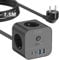 VEFVE 70W USB-C Ladegerät, 7-in-1 Würfel-Steckdosenleiste mit Schalter, Mehrfachsteckdose 3m mit USB-Schnellladung Kompatibel mit MacBook, Laptop, iPad Pro, iPhone 15, Galaxy S23