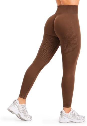 SMILODOX Leggings Damen Amaze Scrunch Pro, Butt Lift Sporthose High Waist V-Shape Trainingshose Seamless Blickdicht Yogahose Für Sport Fitness Alltag