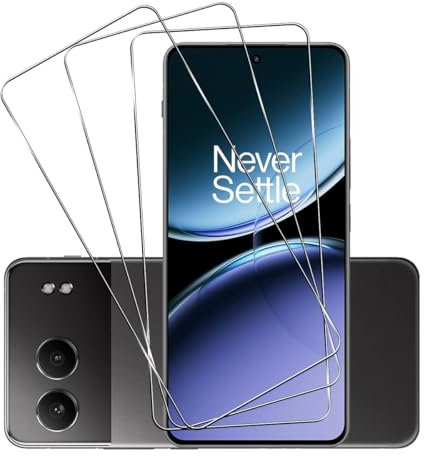 Rnnmeeko für OnePlus Nord 4 Schutzfolie für Panzerglas, 3 Stück 9H Härte Folie für OnePlus Nord 4 Panzer Schutz Glas Panzerfolie, Kratzfest für OnePlus Nord 4 Displayschutzfolie