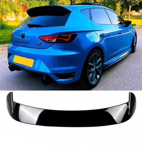 Auto Perfectionists UK Rear Boot Spoiler Compatible With SEAT Leon Cupra Look 5 Door MK3 5F 2012-2020 ABS Carbon Fibre