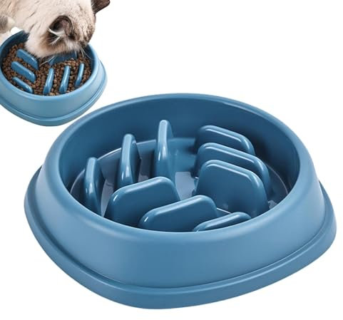 Comedero lento para perros,Cuencos para perros con alimentador lento | Comedero lento para perros laberinto,Platos interactivos de comida para perros alimentador lento, cuenco de comida de laberinto a