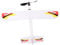 Toyvian Rubber Band Powered Airplane Model Diy Glider Toy for Outdoor Fun Easy Assembly Present for Enhances Hand-eye Coordination Style