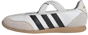 adidas Women's Barreda Mary Jane, White/Black/Gum, 9