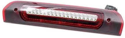 Luce Freno Per Dodge Per RAM Gen3 1500 2002-2008 2500 3500 2002-2009 Lente Fumé Bianco/Rosso Strobo Terzo Freno Per Lampada Luce Tetto Per Cargo Luce di Stop(Rosso)