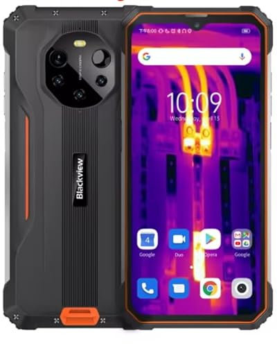BL8800 Pro Thermal Imaging Camera Phone, 5G Rugged Smartphone Waterproof, 8GB+128GB 8380mAh With 33W Charge