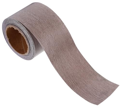 SEWOART Selbstklebende Fußleistenaufkleber mit Holzmaserung Flexible Pvc Sockelleiste für Innen und Außen Dekorative Wandbordüre für Decken und Balkone
