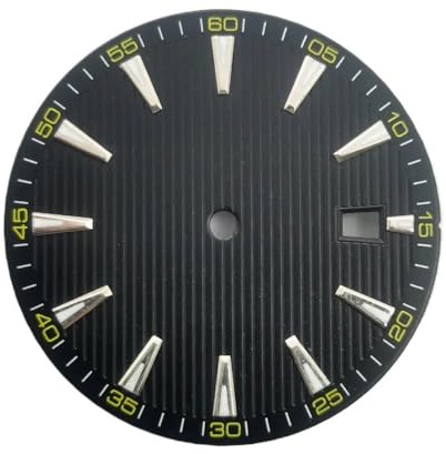 AOIMBNQC 1 Esfera de 33,5 mm for NH35, Calibre 8215, Compatible con Movimientos ETA 2824 y NH36/2836