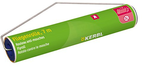 cit Kerbl Fliegenrolle FlyMaster | 7 m × 30 cm, Ökologische Fliegenfalle mit Aufhängebügel, giftfreie Fliegenbekämpfung für Stall und Landwirtschaft