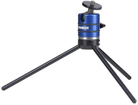 Novoflex MicroStativ treppiede 3 gamba/gambe Nero, Blu