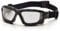 Pyramex I-Force Sporty Dual Pane Anti-Fog Goggle, Black Frame/Clear Anti-Fog Lens