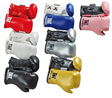 Kwon Schlüsselanhänger Mini Boxhandschuhe Farbe: Silber,