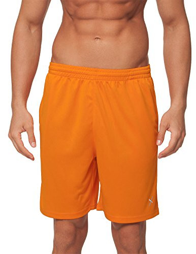 CFLEX Herren Fitness Shorts Kurze Sport Hose - Orange L
