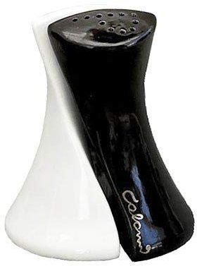 Colani ab ovo black & white Salzstreuer und Pfeffersreuer 2-teiliges Set Höhe 10cm