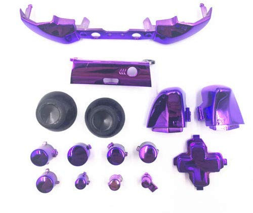 Chrome RB lb nuovo RT LT Trigger Buttons mod kit compatibile con Xbox One S Slim Purple