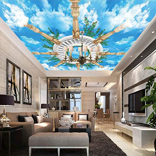 Deckendecke wallpaper_5d Europäische Decke Decke Schlafzimmer Dach Luxus 3d dekorative Decke fototapete 3d effekt tapete tapeten wald vintage wandbild wandbilder kinderzimmer-200cm×140cm