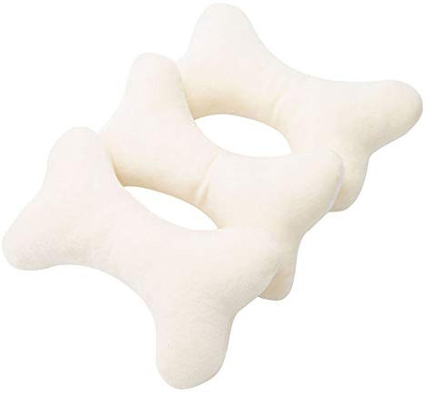 JOYELF Plüsch Quietschendes Hundespielzeug 3er Pack Knochenförmiges kuscheliges weiches Quietschspielzeug für Hunde