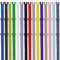 DOITEM 15 Farben Nylon Unsichtbar Reißverschlüsse, 20cm und 30cm 40cm lang, 2.3cm breit für Kleidung Tasche Mäppchen Kissenbezug, 45 Stück