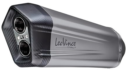 Rear silencer LeoVince SLIP-ON SBK LV-12, Titanium, Carbon cap for BMW R 1250 R/RS