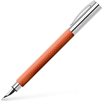 Faber-Castell 147760 - Füller Ambition OpArt White Sand, Federbreite M, inkl. Geschenkverpackung