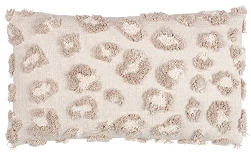 furn. Maeve Kissenbezug, Leopardenmuster, 50 x 30 cm, Natur, 1 Stück, Bohemian, Heimdekoration