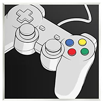 Stupell Industries Video-Gaming-Controller, Holz, Design von Marcus Prime