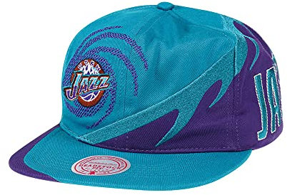 Mitchell & Ness Utah Jazz NBA Spiral Deadstock Hardwood Classic Snapback Cap