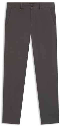 BOSS Mens Chino Slim Slim-fit Overdyed Stretch Satin Trousers