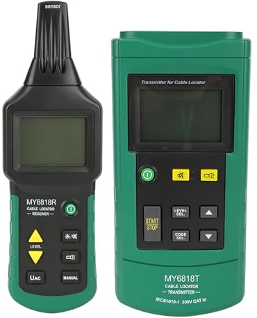 Kabeltester-Kit Selbsttest Tools MS6818 Erdkabel-Locator-Funktion Einstellbare Empfindlichkeit Netzwerk-Telefonkabel-Detektor