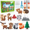 Lets Joy Waldtier Nähset Kinder, Näh Bastelset für Kinder, Filz Nähsets Set, DIY Filz Bastelset Waldtier Filzset für Anfänger Kinder, Kreativsets Nähen Bastelset, DIY Nähset Filzfiguren