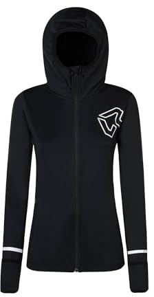 Rock Experience REWC02831-0208 Jerky 2.0 Hoodie Woman Fleece Sweatshirt Damen Caviar M
