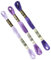 DMC - Set mit 3 DMC Garngarn, 117 MC, 100 % Baumwolle, passt auf alle Techniken und Materialien, ideal für Kreuzstich (ASSVIOLET)