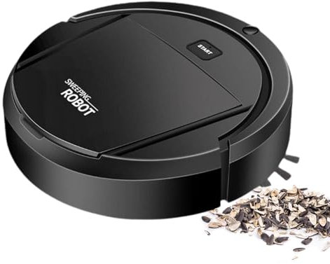 Aspirateur Robot Laveur Poils Animaux,Aspirateur Robot Evol Intelligent Laveur, Aspiration Puissante 1000 Pa, Aspirateur De Sol, Fournitures De Nettoyage Ménager Poils d'animaux Et Cendres sur Sols