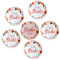 Koboko Team Bride, JGA Buttons, JGA Accessoires Frauen, Buttons anstecker Junggesellinnenabschied Accessoires und Hochzeitsfeier Party Polterabend (Rosa Spitze, 6 Stücke)