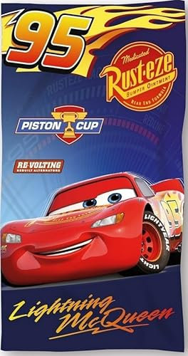 New Discount Badetuch Cars, 70 x 140 cm, aus Baumwolle