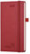 POPRUN Taschenkalender 2025 Klein 16,5 x 9 cm (Jan.2025-Dez.2025) - Kalender 2025 Klein mit PU-Leder - Terminplaner, Planer 1 Woche 2 Seite mit Stiftschlaufe - Burgunderrot