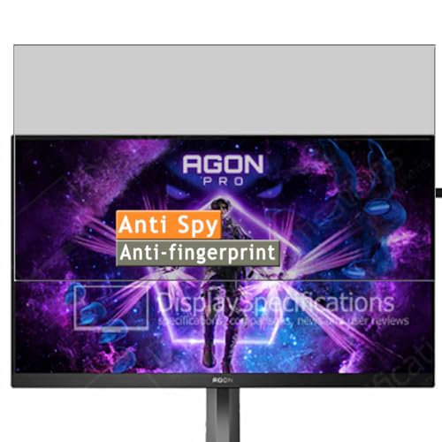 Vaxson Anti Spy Schutzfolie, kompatibel mit AOC AGON Pro AG276UX 27 Monitor, Display folie folien Displayschutzfolie （ nicht Panzer Schutz Glas folie SchutzGlas nicht PanzerGlas ）