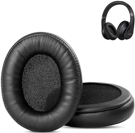 XRHTONG Prime Replacement Earpads Compatible with Mpow H20 H 20 Bluetooth Headphone Ear pads Cushion(Protein Leather/Memory Foam)