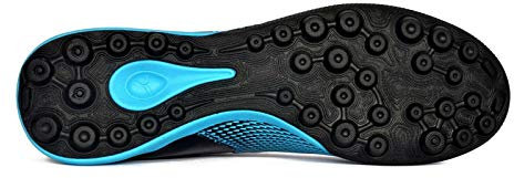 Sega Aston Astro Turf Men’s Football Boots Artificial Grass Trainers Indoor and Outdoor Comfortable Grip Cushioned (Blue Studs, UK Footwear Size System, Adult, Men, Numeric, Medium, 8)