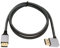 NFHK Left Angled DisplayPort DP to DP Cable 4K 60hz Cable Silver Sleeve Ultra-HD UHD 90 Degree for Desktop Laptop Monitor Graphics Card 2M