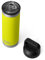 YETI Rambler Bottle Chug, Vaccum Insulated Stainless Steel Bottle with Leakproof Chug Cap, Firefly Yellow, 18 oz (532 ml)