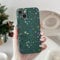 RALEAVO Flower Case for iPhone 13 Pro Max, Liquid Silicone Shockproof Protection Case Cover for Girls Women with Aesthetic Cute Floral Patterns Soft Slim Phone Case for iPhone 13 Pro Max-Dark Green