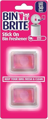 COS Lufterfrischer zum Aufkleben [Berry Blast Duft - 2er-Pack] – Geruchsneutralisierer für Mülleimer (Selbstklebend & Lang anhaltend) – Frischer Duft für Küche, Bad & Büro (2 x 5 g)