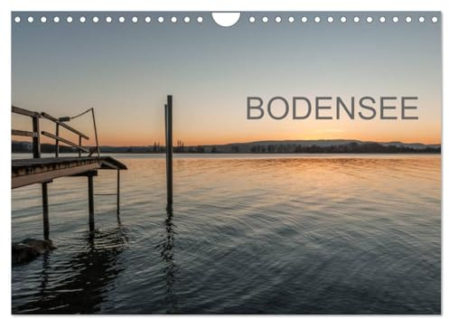 BODENSEE (Wandkalender 2026 DIN A4 quer), CALVENDO Monatskalender: STIMMUNGSVOLLE BILDER VOM BODENSEE (CALVENDO Natur)