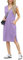 GRECERELLE Womens Summer Midi Dress 2025 Casual V Neck Loose Shirt Dresses Elegant Wrinkle-Free Sleeveless Dresses for Women UK with Split and Pockets (Lilac, M)
